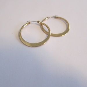 Gold Hoop Earrings, Never worn!